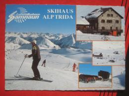 Samnaun (GR) - Mehrbildkarte "Luftseilbahnen Samnaun - Skihaus Alp Trida" - Samnaun