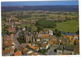 CPM    57    SARRALBE     1981  VUE AERIENNE CENTRE DU VILLAGE  EGLISE - Sarralbe