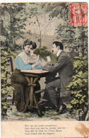 Cartes A Jouer - Couple Jouant Aux Cartes  (90022) - Cartes à Jouer