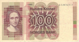 Norway 100 Kroner 1980, VF (P-41b, ) - Noruega