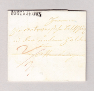 Heimat Schweiz BOTTIGHOFEN Balkenstempel 10.3.1849 Brief Ohne Marke - 1843-1852 Federale & Kantonnale Postzegels