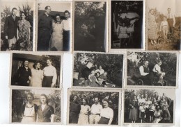 PHOTO 353 -  13 Photos Originales 8,5 X 6 -  Famille FREPP à VILLEPARISIS - Personnes Identifiées