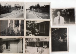PHOTO 356 -  8  Photos Originales 8,5 X 6 -  Famille FREPP à VILLEPARISIS - Identified Persons