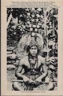 CPA Ancienne Océanie Samoan SAMOA Guerrier Ethnic Type Non Circulé - Samoa