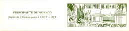 CARNET DE 8 TIMBRES** MONACO  1993 SERIE FLORE # JARDIN EXOTIQUE - Carnets