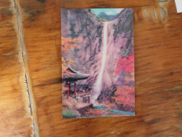 3D Postcards The Kuryong Falls In Mt Kumgang San 1982 - Korea, North