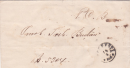 #T109     Romania/Moldova & Principality -  Official Letter Circulated From  TARGOVISTE TO BUCURESTI. - ...-1858 Préphilatélie