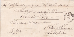 #T116      Romania/Moldova & Principality -  Official Letter Circulated  FROM  KAPNIKBANYA. - ...-1858 Vorphilatelie