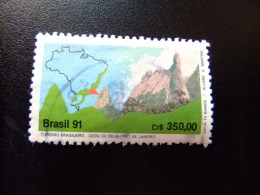 BRASIL BRÉSIL 1991 TURISMO -DEDO DE DEUS - Yvert Nº 2028 º FU - Used Stamps