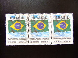 BRASIL BRÉSIL 1991 BANDERA NACIONAL Yvert Nº 2025 º FU - Used Stamps