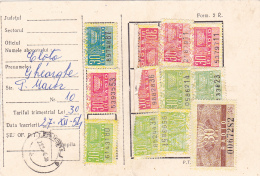 #BV2344            RADIO NOTEBOOK, 12 X STAMPS,  FISCAUX STAMPS,  1974   ROMANIA. - Fiscaux