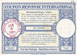 #BV2395   COUPON-REPONSE INTERNATIONAL,  1968, USA. - UPU (Unione Postale Universale)