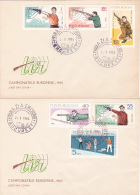 #BV2403     HUNTER,HUNTING, STAMPS ON COVER, FDC, 1965,  ROMANIA. - FDC