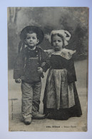 CARTE POSTALE - FRANCE - ELLIANT - FUTURS EPOUX - 1165 - COLLECTION VILLARE QUIMMPER - ENFANTS - TENUE FOLKORIQUE - Elliant