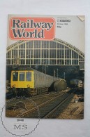 Railway World No 486 - Vintage Railway/ Railroad Train Magazine - 1980 - Eisenbahnverkehr