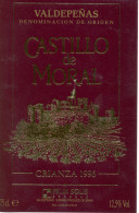 600 - Valdepeñas - 1996 - Felix Solis - Castillo De Moral - España - Vino Rosso