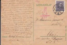 48379- F. DEAK, STAMP ON POSTCARD, 1934, HUNGARY - Lettres & Documents