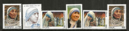 Hommage à Mère Teresa (6 Timbres Neufs **) Albanie,France,USA,Italia. - Madre Teresa