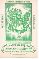 Chocolat  MEUNIER  - LE  PETIT  CHAPERON  ROUGE - Cacao