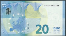 € 20 SPAIN  VA V001 D5  DRAGHI  UNC - 20 Euro