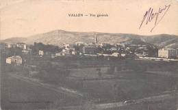 Vallon     07     Vue Générale - Other & Unclassified