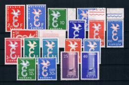 Europa/Cept 1958 Taube Kpl. Jahrgang ** - Annate Complete