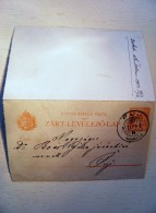 Old Post Card From Hungary Magyar Postal Stationery - Briefe U. Dokumente