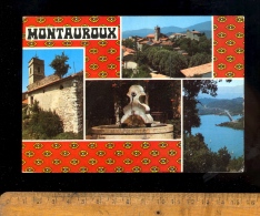 MONTAUROUX Var 83 : Multivues Village Et Lac Saint Cassien  1979 - Montauroux