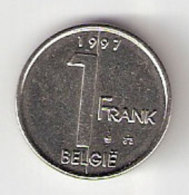 Pièce Belgique. 1 Fr. 1997 - 1 Frank