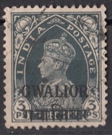 India Gwalior Overprint Surcharged  Usato Used - Gwalior