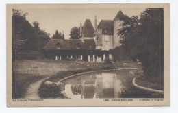 CHENERAILLES (23) CHATEAU D ORGNAT  -RECTO/VERSO--C57 - Chenerailles