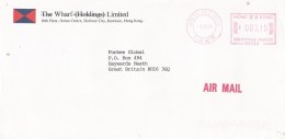 Hong Kong 2001 GPO Hasler “Mailmaster” H562 Meter Franking Cover - Cartas