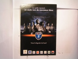 Sports - Vivez La Légende Du Hand - Carte Pub - Année 2010 - Balonmano