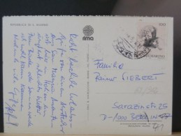 62/912    CP  SAN MARINO - Lettres & Documents