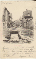 Saint Rambert Sur Loire   St Just - " Une Rue - Ecole Laique " Carte 1900 ( Vers Burdignes ) - Saint Just Saint Rambert