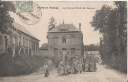 80 Tours En Vimeu  La Poste Et L'ecole Des Garcons - Other & Unclassified