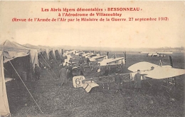 YVELINES  78  VILLACOUBLAY  ABRIS LEGERS DEMONTABLES A L'AERODROME. REVUE DE L'ARMEE DE L'AIR 1912 - Velizy