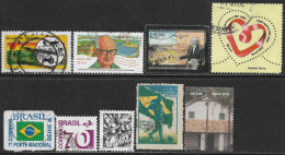 Divers Timbres De Brésil Oblitérérs, USED - Gebraucht