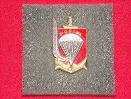 Insignes Militaire "3ème R.P.I.Ma - Régiment Parachutiste Infanterie Marine "ENGINEER REGIMENT " - Marinera
