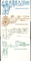 DDR P93-1a-4a-85 C1a-4a Postkarten ZUDRUCK SOZPHILEX Sost. 1985 - Private Postcards - Used