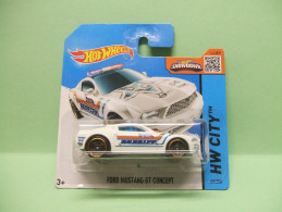 FORD MUSTANG GT CONCEPT Police Sheriff - HW City 2015 - Rescue - HOTWHEELS Hot Wheels Mattel 1/64 EU Blister - HotWheels