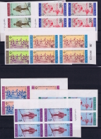 Afganistan: Mi.nr 845 - 851  1963 MNH/**/postfrisch/neuf Sans Charniere In 4-blocks. - Afghanistan