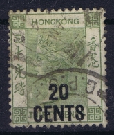 Hong Kong : Sg 45  Mi Nr 48 Ia Gestempelt/used/obl. 1891  Cv 240 Euro - Gebruikt