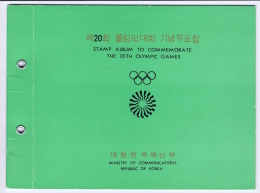 South Corea: Mi 845 - 848 In 4 Blocks + Blocks 354 + 355 In Commemorate Album 20Th Olympic Games - Korea (Süd-)