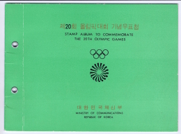 South Corea: Mi 845 - 848 In 4 Blocks + Blocks 354 + 355 In Commemorate Album 20Th Olympic Games - Korea, South