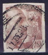 Spain:  Mi Nr 857U  1939  Used - Usati