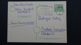 Germany - Berlin (West) - 1952 - Mi: P 13 I O - Look Scan - Postcards - Used