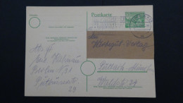 Germany - Berlin (West) - 1952 - Mi: P 13 I O - Look Scan - Postcards - Used