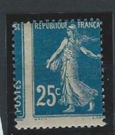 N° 140**  Semeuse PIQUAGE à DÉCALÉ - Unused Stamps