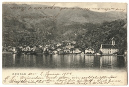 CPA Schweiz/Suisse: Sicht Auf Gersau Vom See Aus, 1902, 2 Scans - Gersau